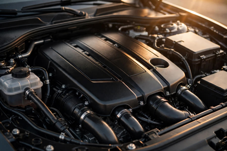 Engine bay detail